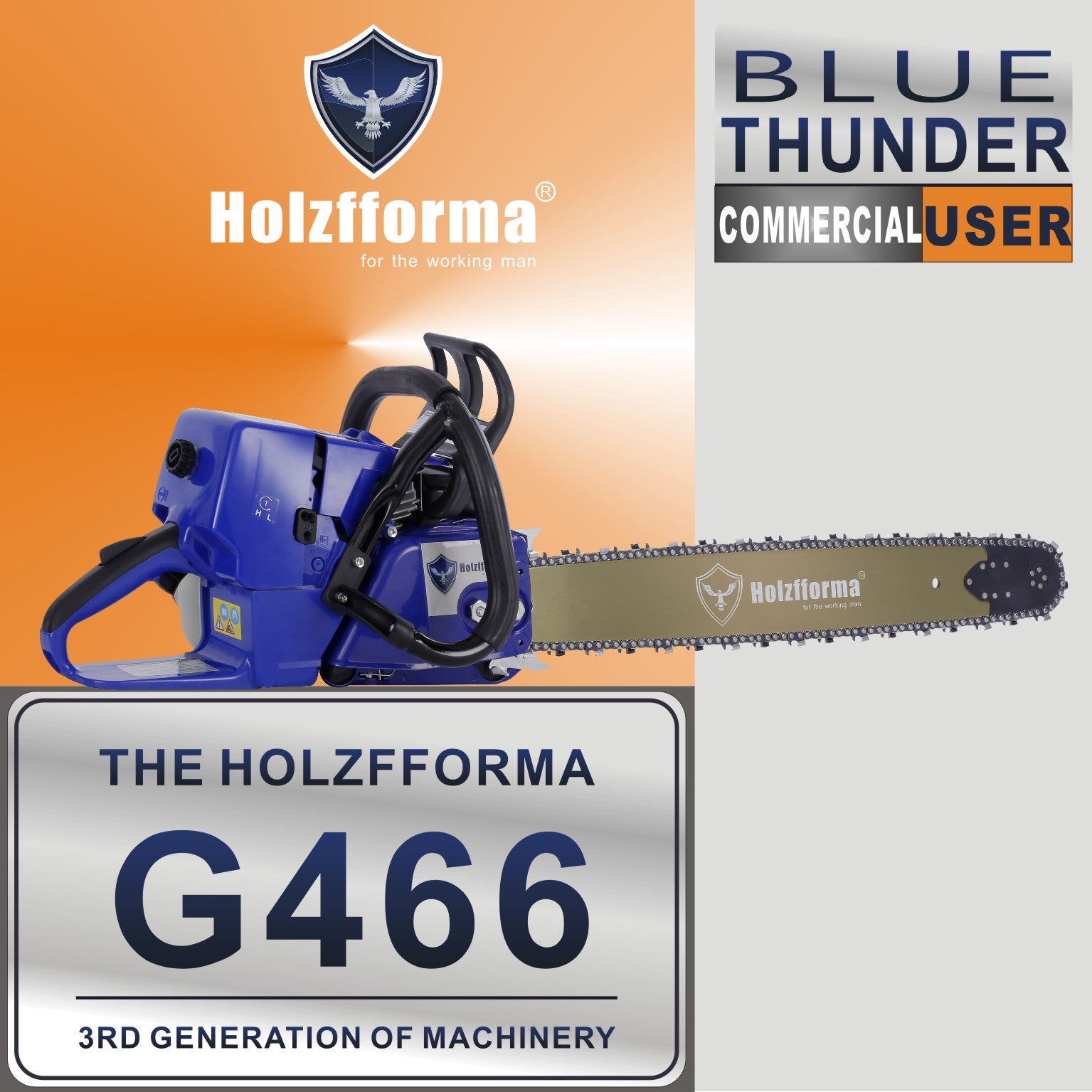 Holzfforma® G466 con espada de 20"